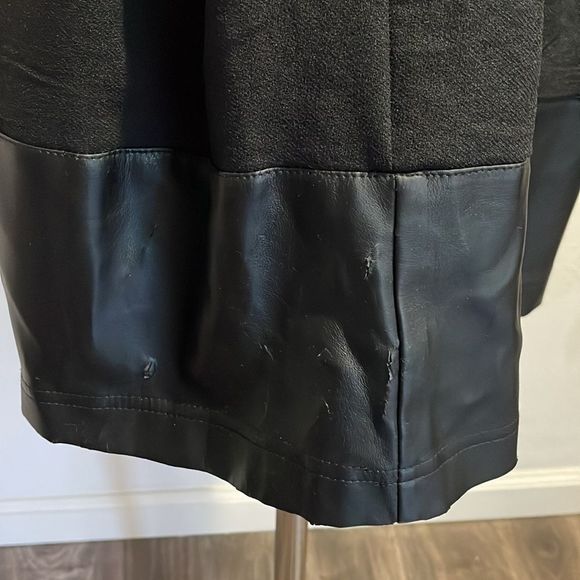 *new* leather high waisted skirt - Picture 7 of 8